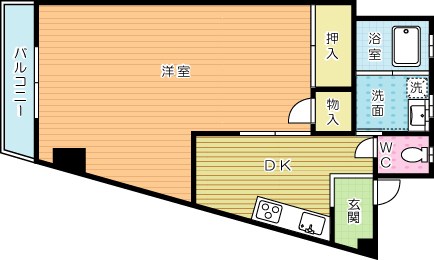 霧ケ丘大新コーポ 306号室 間取り