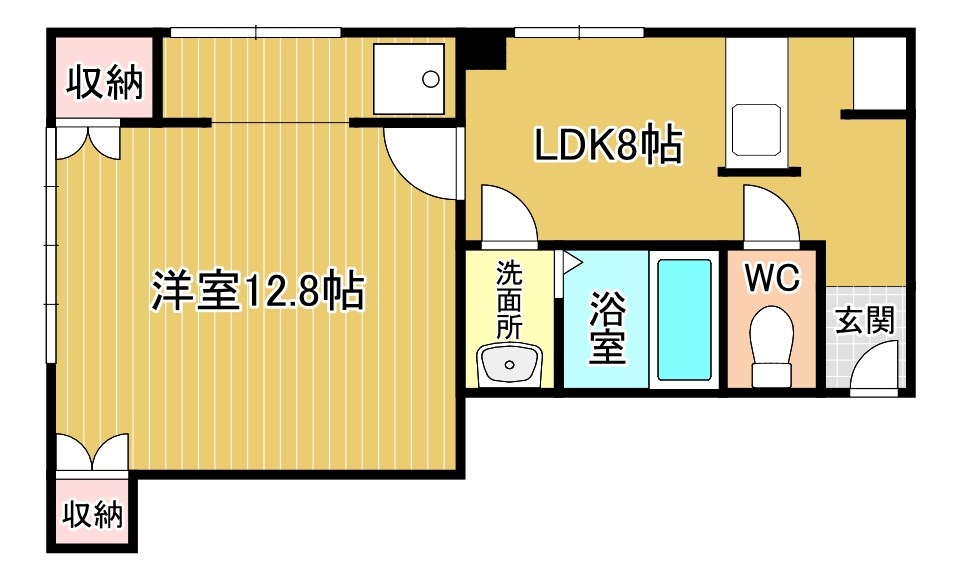 ルナソル片野  202号室 間取り