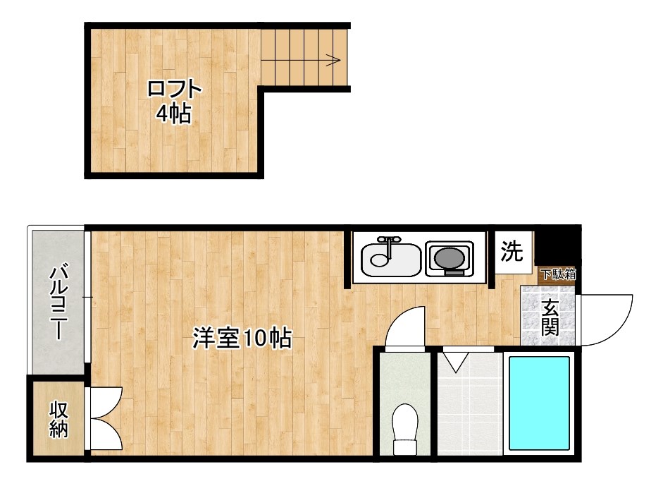 アップルハウス葉山  205号室 間取り