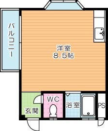 第２コーポあけみ 401号室 間取り