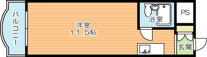リッチハイツ 402号室 間取り