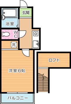 真鶴レジデンス 204号室 間取り