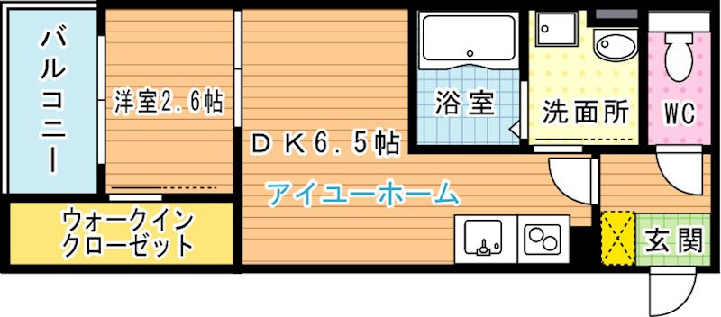 BRAVE　BASE陣原（ブレイブベース陣原） 303号室 間取り