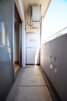 吉野町ワンルームマンション   ベランダ