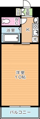 日之出ビル黄金 303号室 間取り