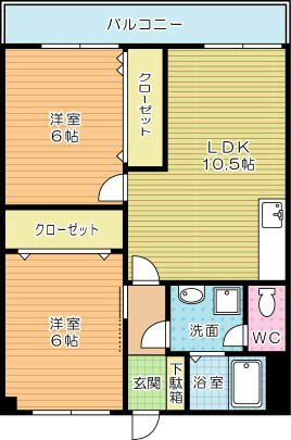 Ｆｅｌｔ727（フェルト727）    205号室 間取り
