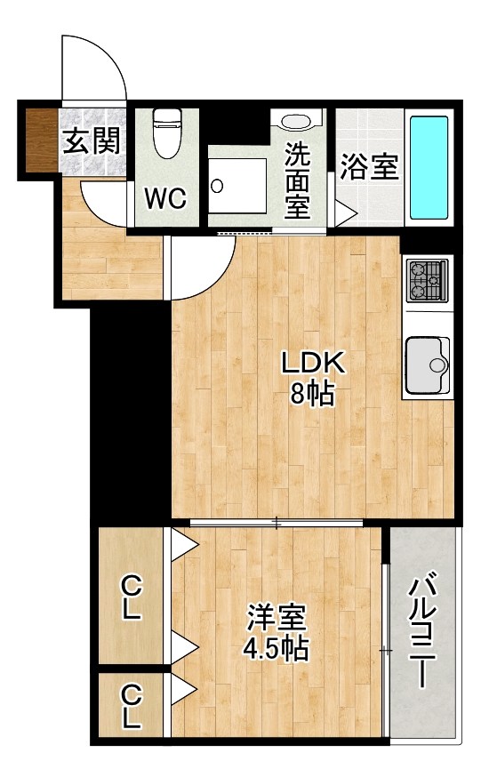 仮）クレシア戸畑駅前 101号室 間取り