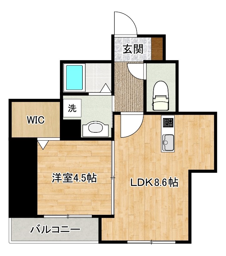 仮）クレシア戸畑駅前 202号室 間取り