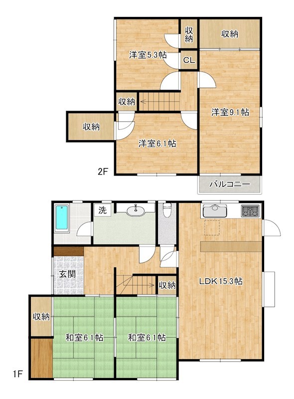 星和台2丁目戸建 間取り