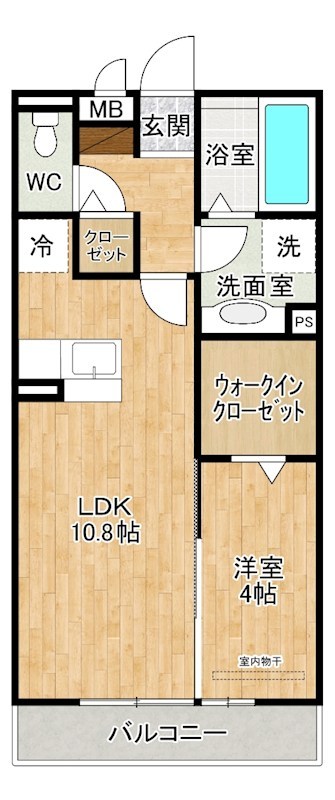 ドゥ　リヴェール 103号室 間取り