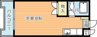 本松ビル 402号室 間取り