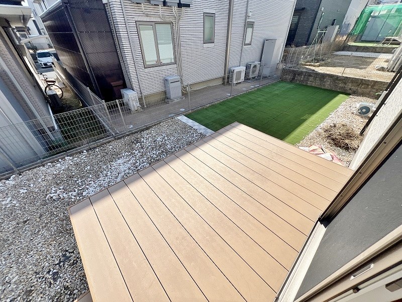 吉志新町3丁目戸建て ベランダ