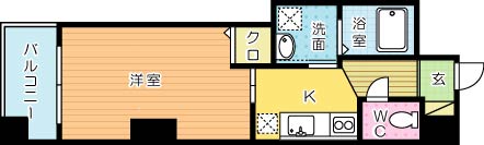 アーリントン 803号室 間取り