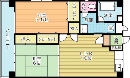 第二寿ビル 304号室 間取り