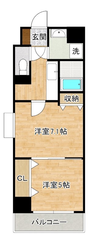 アヴィニール№５ 間取り図
