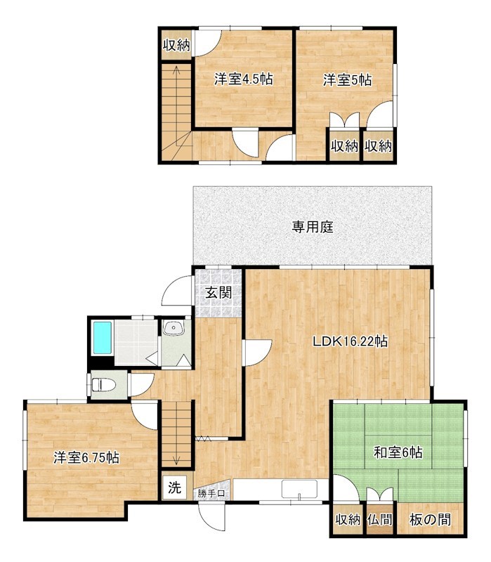 長行西戸建 間取り