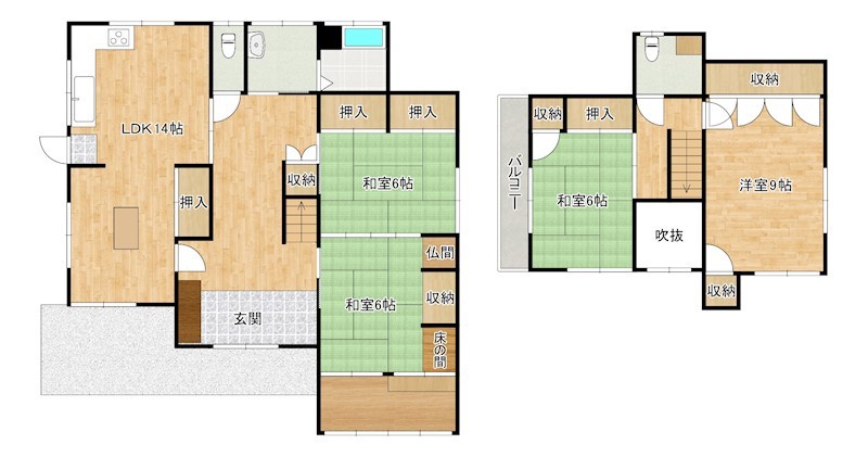 企救丘一丁目戸建 間取り