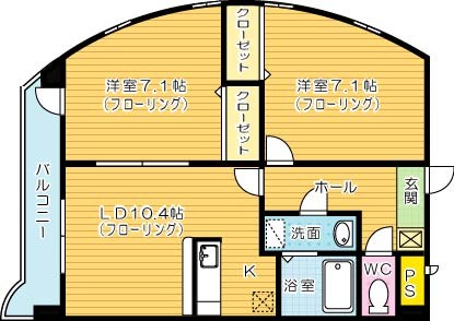 ウィークスＭ-ｏｎｅ  504号室 間取り