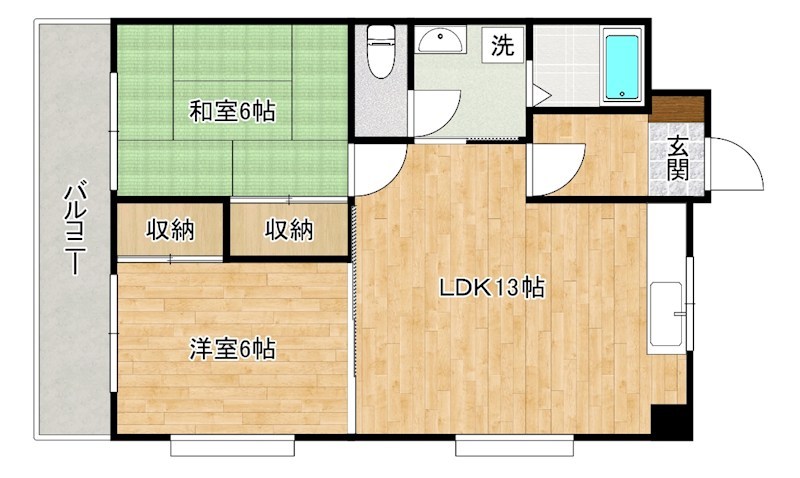 ハイゼニック若園 305号室 間取り