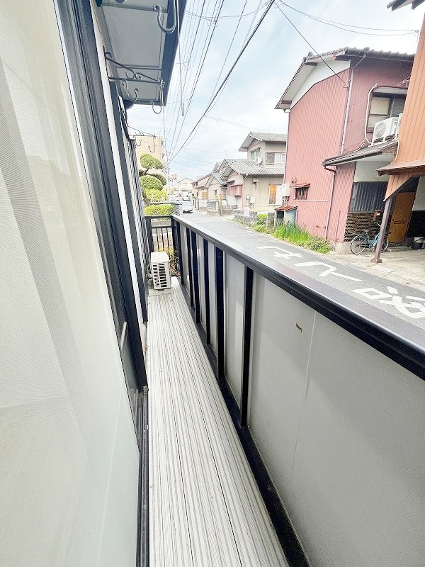 サクセス湯川　C棟  ベランダ