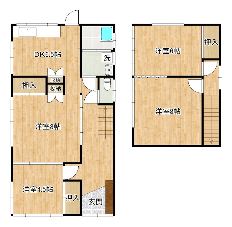 南若園戸建 間取り