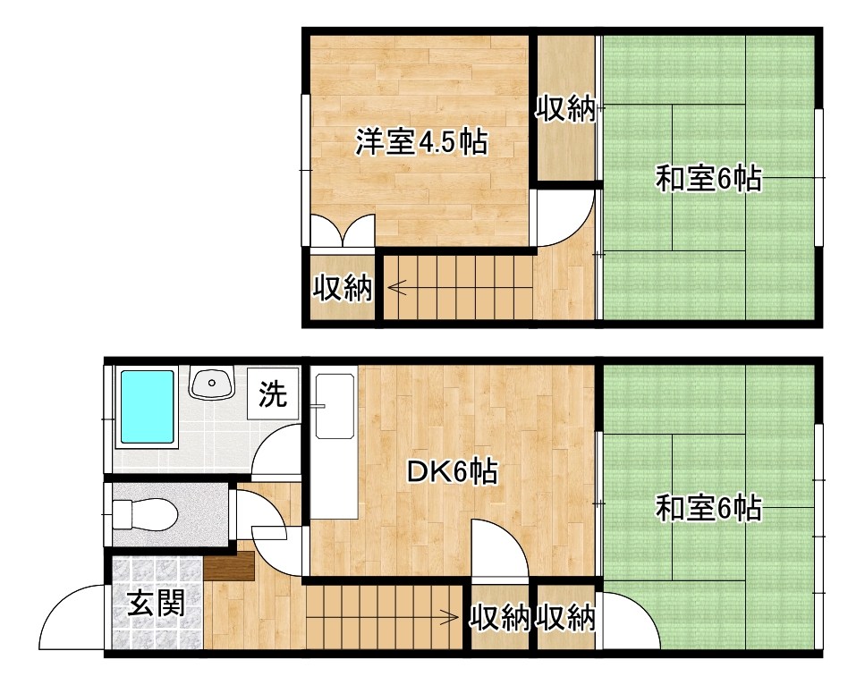 メゾネットミヤムラ  2号室 間取り