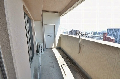 ウイングス三萩野 ベランダ