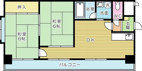プレアール金田 305号室 間取り
