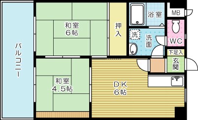 プレアール金田 503号室 間取り