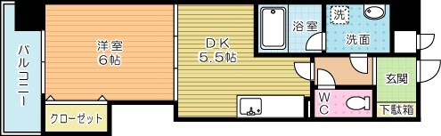 サンメゾン清水 間取り図