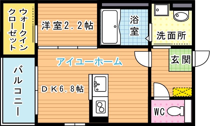 BRAVE　BASE陣原（ブレイブベース陣原） 301号室 間取り