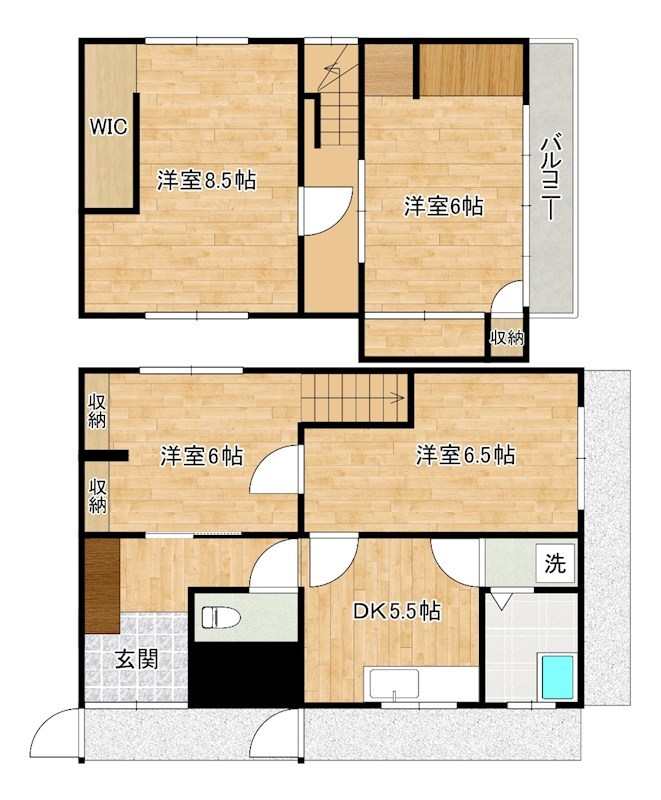 原町一丁目戸建 間取り