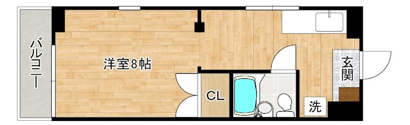 クライムハイツ寿山   204号室 間取り