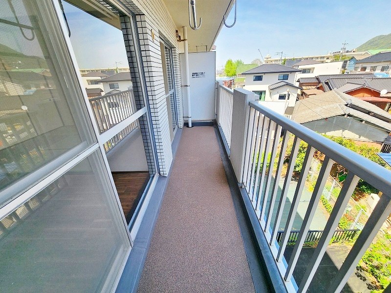 島名第五コーポ ベランダ