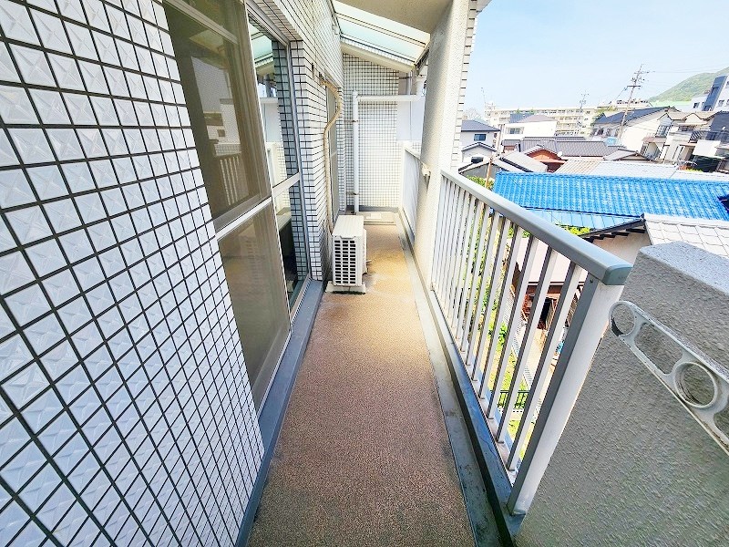 島名第五コーポ ベランダ