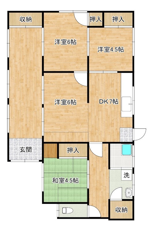 葛原元町戸建 間取り