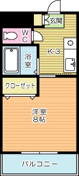 Bergamotto足立（ベルガモット足立） 202号室 間取り