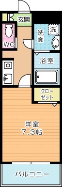 ERIOS COURT（エリオスコート） 301号室 間取り