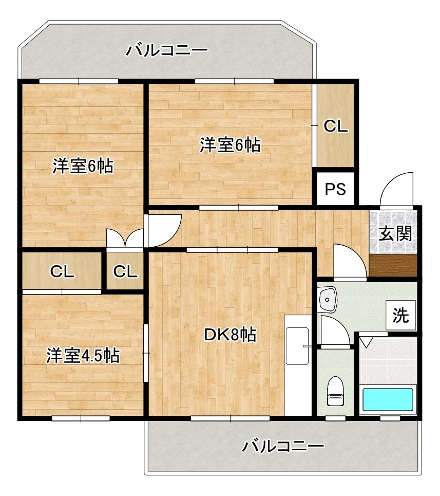 志井マンション 105号室 間取り
