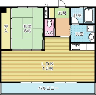 メゾーンイワタテⅡ 303号室 間取り