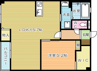 木村ビル（片野）  506号室 間取り