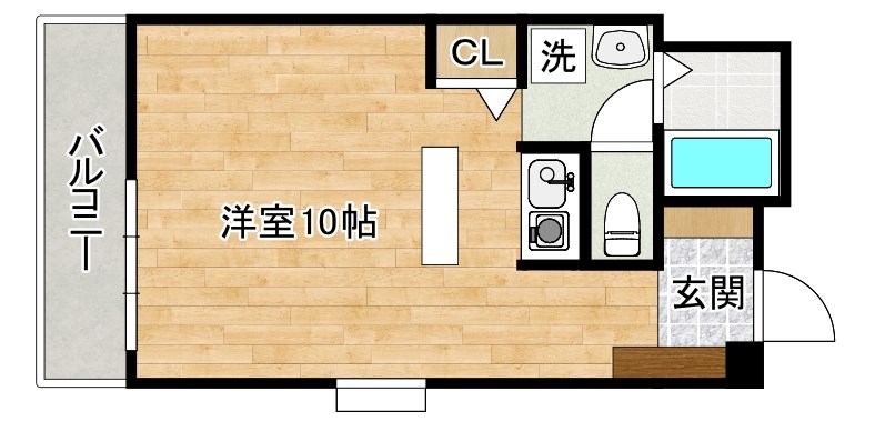 メゾンガーデンプラザ 611号室 間取り