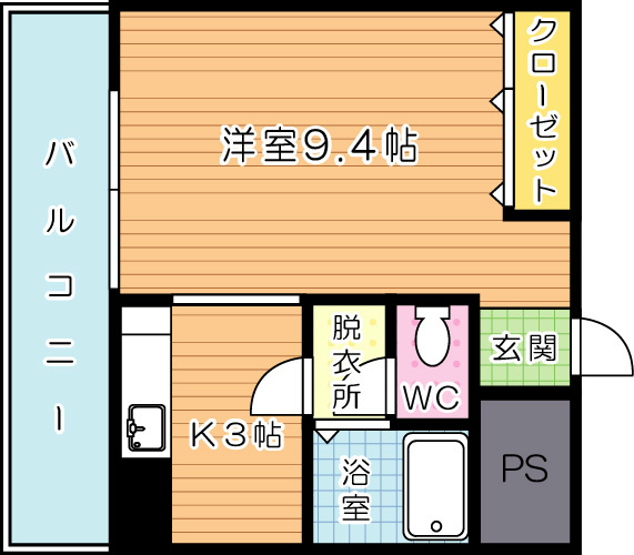 ACEビル 606号室 間取り