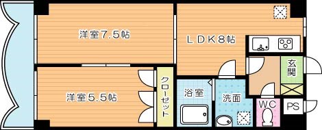ロイヤルエレガンス  1205号室 間取り