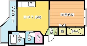 片野芙陽ビル 202号室 間取り