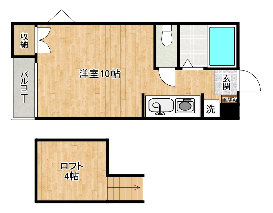アップルハウス葉山 201号室 間取り