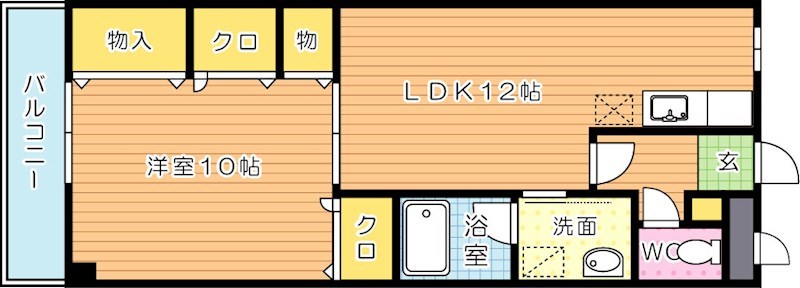 東海ビル 303号室 間取り