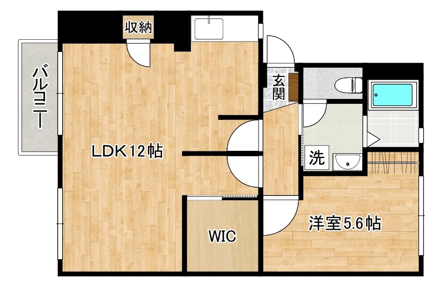 コーポ三好パート2 203号室 間取り