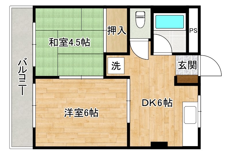 アリエス３６０ 507号室 間取り