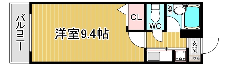 朝日プラザ小倉片野Ⅱ    202号室 間取り